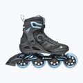 Роликові ковзани жіночі Rollerblade Macroblade 84 BOA чорно-блакитні 07370700092 9