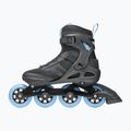 Роликові ковзани жіночі Rollerblade Macroblade 84 BOA чорно-блакитні 07370700092 10