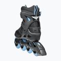 Роликові ковзани жіночі Rollerblade Macroblade 84 BOA чорно-блакитні 07370700092 11