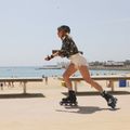 Роликові ковзани жіночі Rollerblade Macroblade 84 BOA чорно-блакитні 07370700092 14