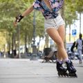 Роликові ковзани жіночі Rollerblade Macroblade 84 чорно-фіолетові 07370900 16