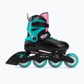 Дитячі роликові ковзани Rollerblade Fury чорні морські/зелені 2