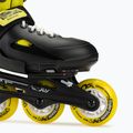 Дитячі роликові ковзани Rollerblade Fury чорні/жовті 5