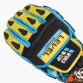 Рукавиці гірськолижні Level Worldcup CF yellow/blue 5