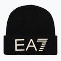 Шапка зимова EA7 Emporio Armani Mountain Logo Series Big Beanie black