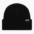 Шапка зимова EA7 Emporio Armani Mountain Logo Series Big Beanie black 2