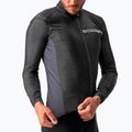 Чоловіча велосипедна куртка Castelli Squadra Stretch світло-чорна/темно-сіра 3