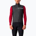 Чоловіча велосипедна жилетка Castelli Squadra Stretch світло-чорна/темно-сіра