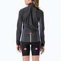 Жіноча велосипедна куртка Castelli Squadra Stretch світло-чорна/темно-сіра 2