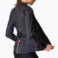Жіноча велосипедна куртка Castelli Squadra Stretch світло-чорна/темно-сіра 4