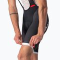 Чоловічі велосипедні шорти Castelli Competizione Kit чорні/сріблясто-сірі 6