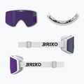 Гірськолижні окуляри Briko Pulse white/purple 5