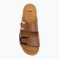 Жіночі шльопанці Scholl Montery 2 Straps Ad Med cognac 5