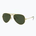 Окуляри сонцезахисні Ray-Ban Aviator Classic arista gold/green g-15 4