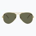 Окуляри сонцезахисні Ray-Ban Aviator Classic arista gold/green g-15 polarized 2