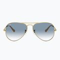 Окуляри сонцезахисні Ray-Ban Aviator Classic arista gold/light blue 2