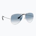 Окуляри сонцезахисні Ray-Ban Aviator Classic silver/light blue
