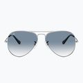 Окуляри сонцезахисні Ray-Ban Aviator Classic silver/light blue 2