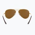 Сонцезахисні окуляри Ray-Ban Aviator Classic arista gold/brown polarized 5