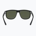 Окуляри сонцезахисні Ray-Ban Boyfriend black/dark green polarized 5