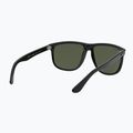 Окуляри сонцезахисні Ray-Ban Boyfriend black/dark green polarized 6