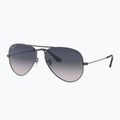 Окуляри сонцезахисні Ray-Ban Aviator Classic gunmetal/blue polarized 4