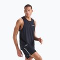 Футболка для бігу чоловіча Diadora Super Light Tank Be One чорна DD-102.179161-80013 2