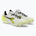 Чоловічі футбольні бутси Diadora Brasil Elite Tech GR ITA LPX білі/чорні/флуо жовті 4