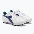 Дитячі футбольні бутси Diadora Brasil 2 R LPU JR білі/сині 4