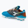 Чоловічі футбольні бутси Diadora Brasil Elite Veloce GR ITA LPX сині флуоресцентні / білі / помаранчеві 3