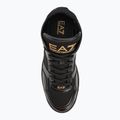 Кросівки EA7 Emporio Armani Basket Mid triple black/gold 5