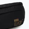 EA7 Сумка для нирок Emporio Armani Train Core Maxi Sling 7 л чорний/золотий з логотипом 5