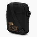 EA7 Сумка з логотипом Emporio Armani Train Core 2 л чорна/золота 2