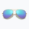 Сонцезахисні окуляри Ray-Ban Aviator Classic matt gold/blue polarized 3