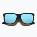 Окуляри сонцезахисні Ray-Ban Justin Classic matt black gum/blue mirror 3
