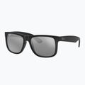 Окуляри сонцезахисні Ray-Ban Justin Classic matt black/silver grey mirror 4