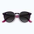Окуляри сонцезахисні дитячі Ray-Ban RB9064S polished violet/grey gradient 3