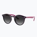Окуляри сонцезахисні дитячі Ray-Ban RB9064S polished violet/grey gradient 4