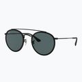 Окуляри сонцезахисні Ray-Ban Round Double Bridge black/blue/grey 4
