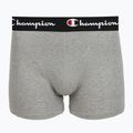 Боксерки чоловічі Champion Trunk Knit oxford grey melange/oxford grey melange/black 3