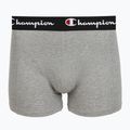 Боксерки чоловічі Champion Trunk Knit oxford grey melange/oxford grey melange/black 5