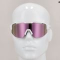 Окуляри велосипедні Bliz Matrix matt white purple logo/brown pink multi 7