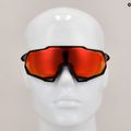 Окуляри велосипедні 100% Speedtrap soft tact black/hiper red multilayer mirror 11