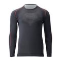 Чоловіча термоактивна кофта UYN Evolutyon Comfort UW Shirt charcoal/white/red 4