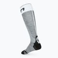 Шкарпетки гірськолижні чоловічі UYN Ski One Merino grey melange/white 2