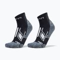 Шкарпетки чоловічі UYN Trekking Approach Low Cut 2 pack black/grey