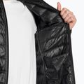 Чоловіча куртка з логотипом EA7 Emporio Armani Train Core ID Down Light Hoodie з капюшоном чорного/золотого кольору 5