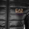Чоловіча куртка з логотипом EA7 Emporio Armani Train Core ID Down Light Hoodie з капюшоном чорного/золотого кольору 9