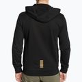 Чоловічий світшот EA7 Emporio Armani Train Core ID Hoodie FZ Coft чорний/золотий з логотипом 2