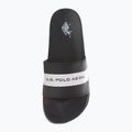 Шльопанці чоловічі U.S. Polo Assn. SKYE002 black/white 2